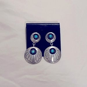 Handmade, Native American earrings.